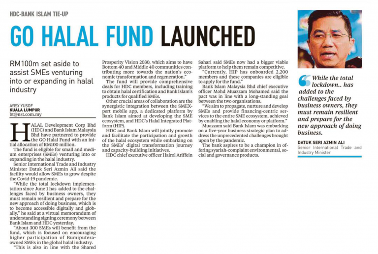 Go Halal Fund Launched Halal Development Corporation