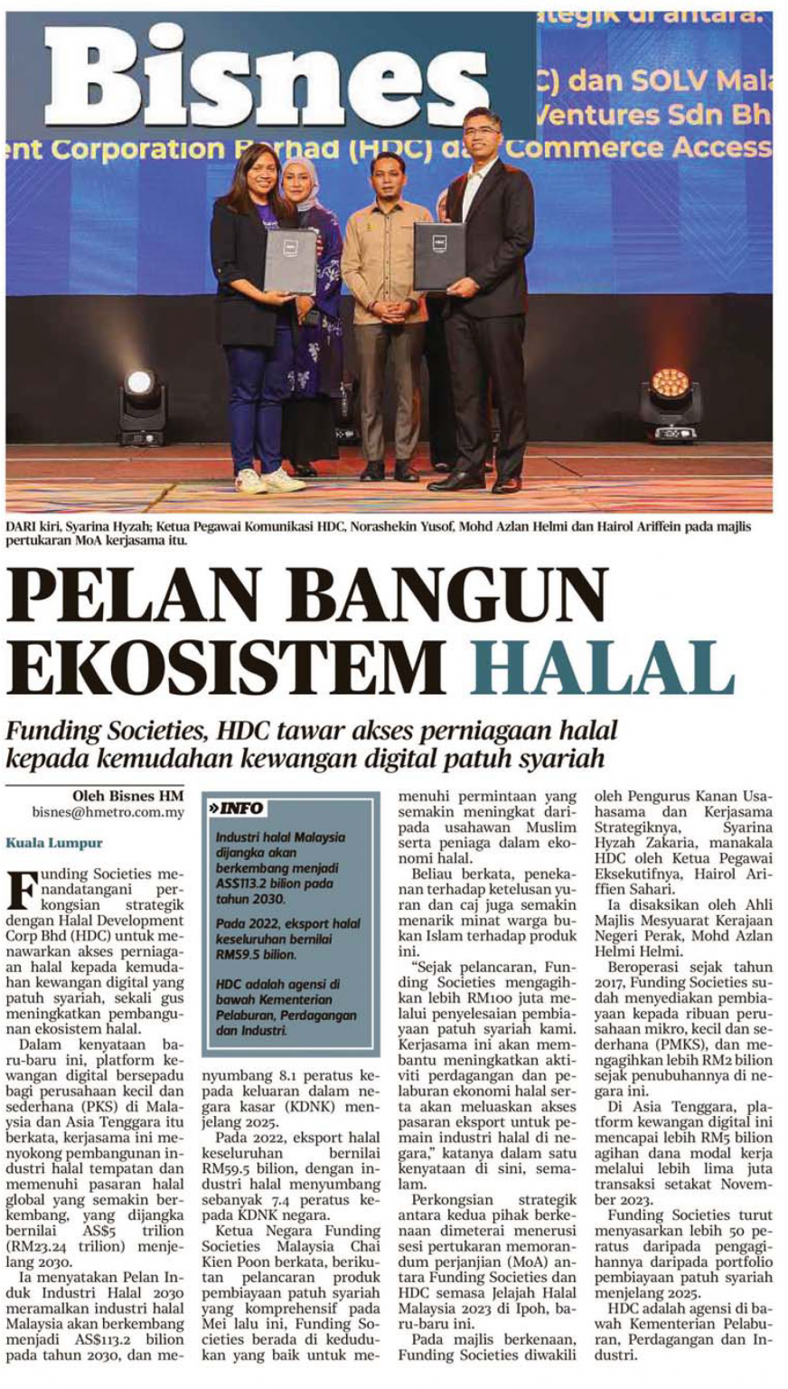 PELAN BANGUN EKOSISTEM HALAL - Halal Development Corporation